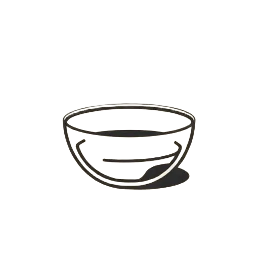 Wash bowl representing dissolvable support removal
